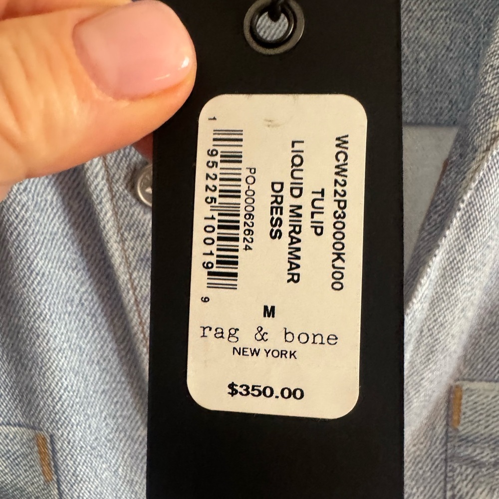 Rag & Bone Blue Denim Dress - Picture 6 of 7